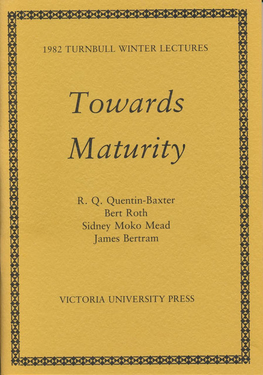 Towards Maturity