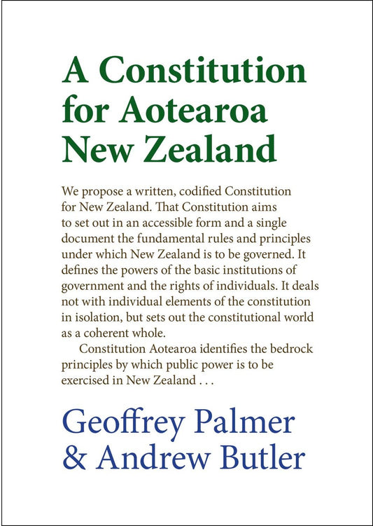 A Constitution for Aotearoa New Zealand