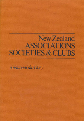 New Zealand Associations, Societies & Clubs